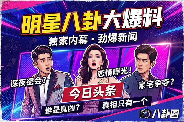 如果只看明星证件照感情近况的公开片段，最先会注意到什么？